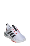 Adidas Originals Kids' Racer Tr23 Running Shoe In White/ Black/ Bright Red