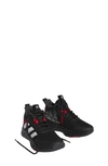 Adidas Originals Kids' Own The Game 2.0 Sneaker In Black/ White/ Vivid Red