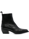 Golden Goose Women Debbie Leather Boots In Black