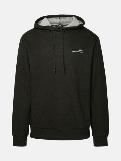 A.p.c. Felpa Capp.item In Green