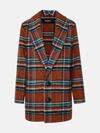 Dsquared2 Cappotto Check In Orange