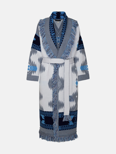 Alanui Cardigan Icon Jacquard In Grey