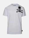 Philipp Plein Skull&bones White Cotton T-shirt In White