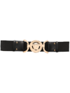 Versace Medusa Belt In Metallic