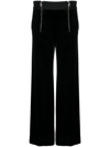 Tom Ford High-waisted Wide-leg Trousers In Black