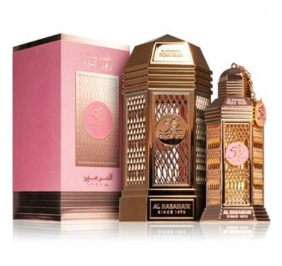 Al Haramain 50 Years Rose Oud Unisex Cosmetics 6291106812428 In Pink / Rose