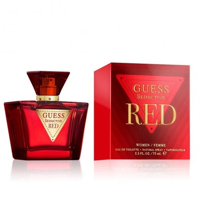 Guess Ladies Seductive Red Edt 2.5 oz Fragrances 085715322401 In Red   /   Red. / Cherry / Pink
