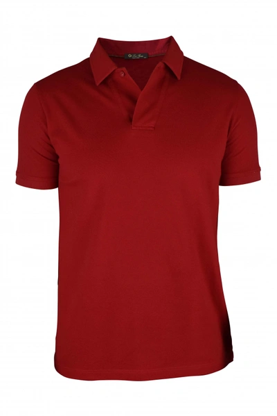 Loro Piana Polo Shirt In Red