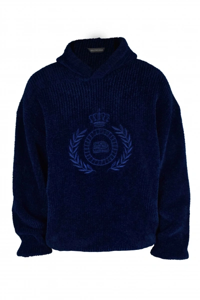 Balenciaga Sweatshirt In Blue