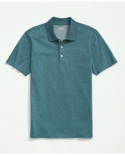 Brooks Brothers Performance Series Supima Cotton Polo Shirt | Green | Size Small
