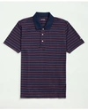Brooks Brothers Striped Golf Polo | Navy/red | Size Small In Navy,red