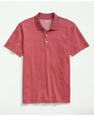 Brooks Brothers Performance Series Supima Cotton Polo Shirt | Red | Size Medium