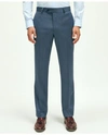 Brooks Brothers Classic Fit Wool Herringbone 1818 Dress Trousers | Navy | Size 34 30