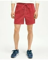 Brooks Brothers Stretch Cotton Drawstring Friday 15-wale Corduroy Shorts Pants | Bright Red | Size 2xl