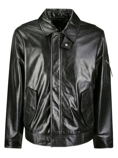 Helmut Lang Collared Jacket In Black