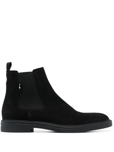 Hugo Boss Men's Tunley Pull On Chelsea Boots In Black ModeSens
