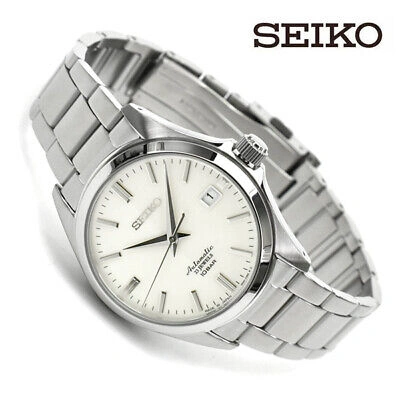 Pre-owned Seiko Szsb011 White Shop Model Mechanical Wrist Men's Watch In Box