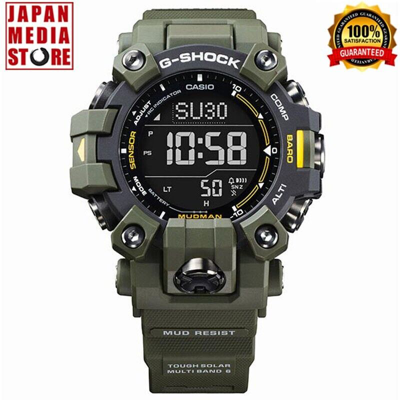 Pre-owned Casio G-shock Mudman Gw-9500-3jf Master Of Carbon Core Atomic Solar Men Watch