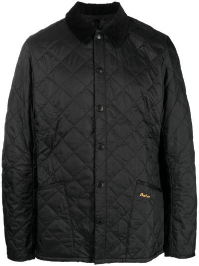 Barbour Liddesdale Quilted Jacket In Black