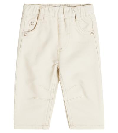Tartine Et Chocolat Baby Cotton Pants In Beige