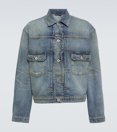 Kenzo Denim Jacket In Grey