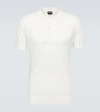 TOM FORD SILK AND COTTON POLO SHIRT