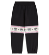 Monnalisa X Chiara Ferragni Eyestar Sweatpants In Black