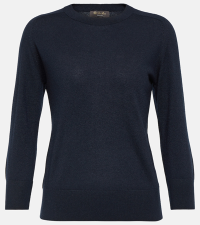 Loro Piana Cashmere Sweater In Blue