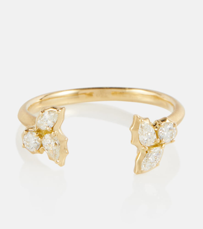 Jade Trau Posey 18kt Gold Ring With Diamonds