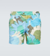 TOM FORD FLORAL SWIM TRUNKS