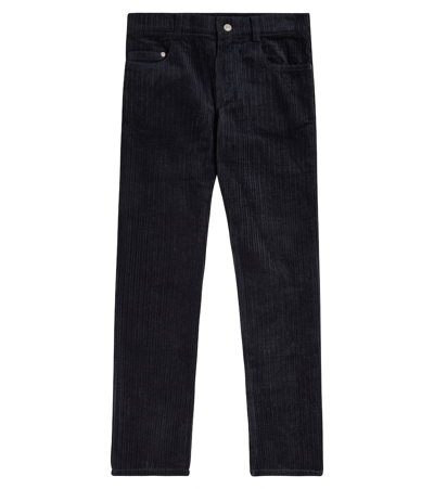 Tartine Et Chocolat Kids' Corduroy Straight Pants In Blue