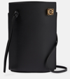 LOEWE DICE POCKET LEATHER SHOULDER BAG