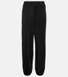 Jil Sander Wool-blend Sweatpants In Black