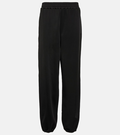 Jil Sander Wool-blend Sweatpants In Black