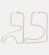 Courrèges Medium Ac Dangle Earrings In Metallic