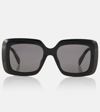 Celine Bold 3 Dots Square Sunglasses In Black