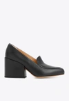Gabriela Hearst Adrian Leather Heeled Loafers In Black