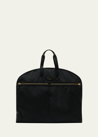 Tom Ford Men's Nylon Garment Bag In Black