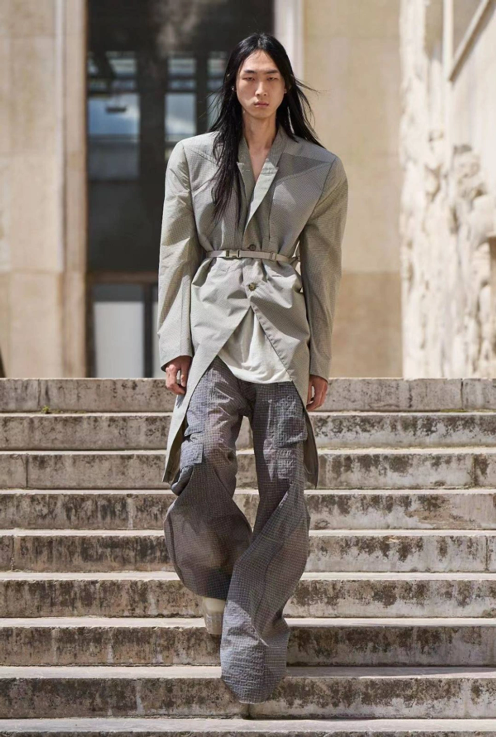 Pre-owned Rick Owens Ss23 Edfu Jumbo Tatlin Jacket Size 50 In