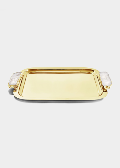 Anna New York Hospitality Medium Tray In Gold