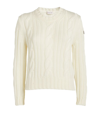 MONCLER WOOL CABLE-KNIT SWEATER