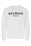 Balmain Sweatshirt  Men Color White In Blancnoir