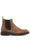 BRUNELLO CUCINELLI BRUNELLO CUCINELLI LEATHER CHELSEA BOOTS