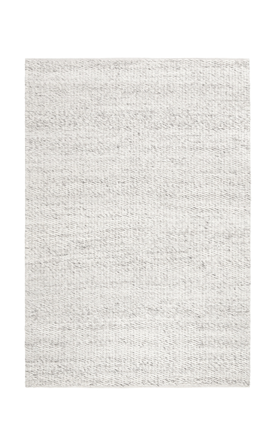 Nordic Knots Dunes By ; Hand Woven Area Rug In Melange; Size 5' X 8' In Grey