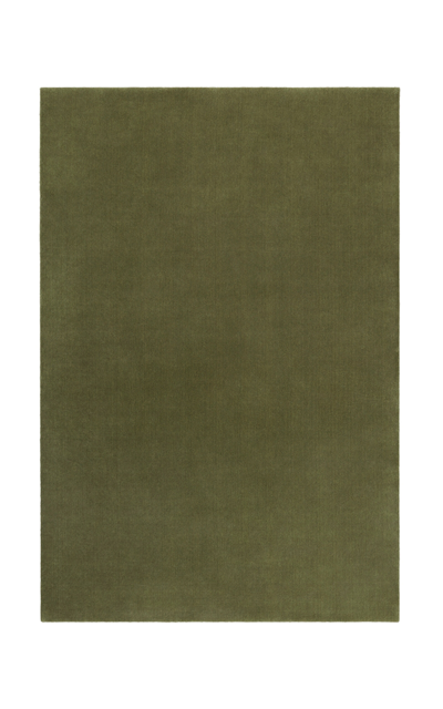 Nordic Knots Grand By ; Hand Loomed Area Rug In Moss; Size 8' X 10' In Green