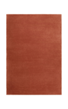 Nordic Knots Grand By ; Hand Loomed Area Rug In Brick Red; Size 5' X 8' In Red