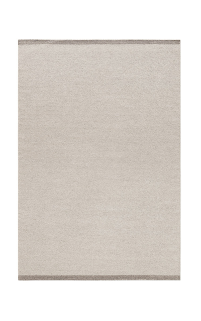 Nordic Knots Zero By ; Flatweave Area Rug In Warm Gray; Size 2.5' X 12' In Grey