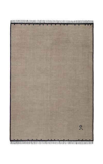 Nordic Knots Elder 01 By ; Hand Knotted Area Rug In Black; Size 10' X 14'