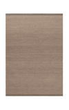 Nordic Knots Zero By ; Flatweave Area Rug In Brown; Size 8' X 10' In Brown