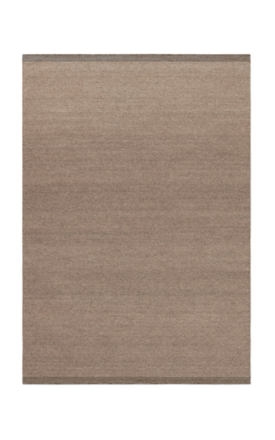Nordic Knots Zero By ; Flatweave Area Rug In Brown; Size 8' X 10'